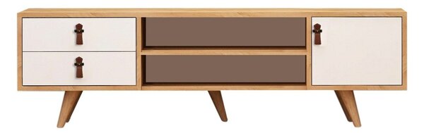 Hanah Home TV Unit Oak White Lara