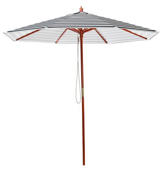 Napernyő 260 cm FERENTILLO Fekete/fehér