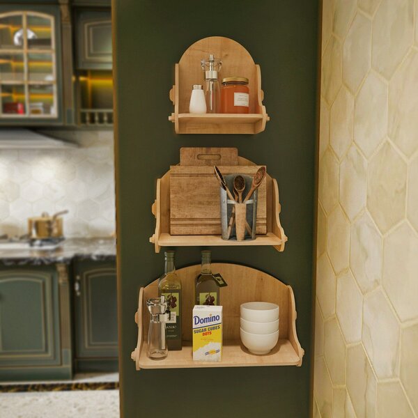 Hanah Home Wall Shelf Oak Silya - Oak