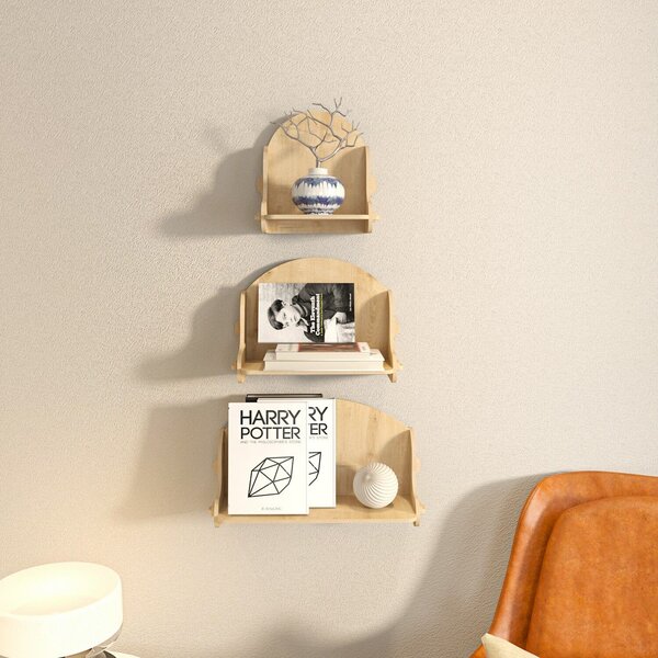 Hanah Home Wall Shelf Oak Silya - Oak