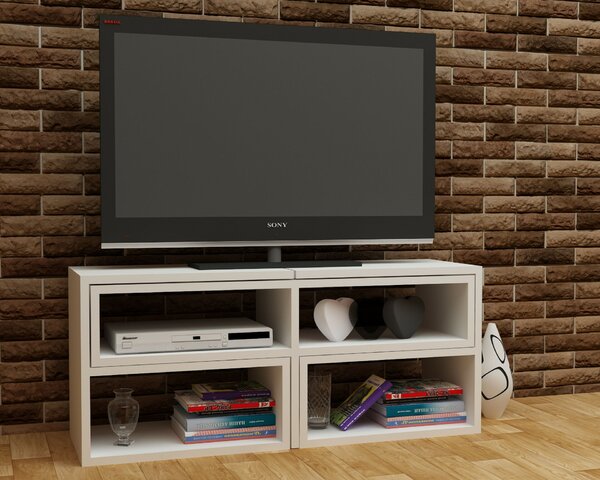 Hanah Home TV állvány White Care - fehér