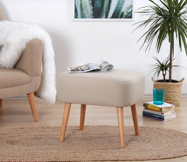 Atelier Del Sofa Puff Krém Papagáj - Krém