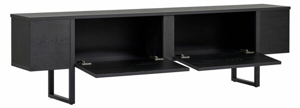 Hanah Home TV állvány Fa Fekete Fekete Onera - Fa Fekete, Fekete