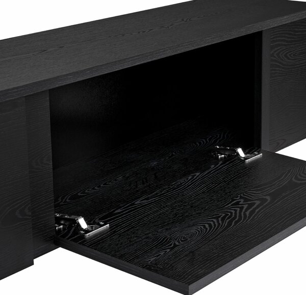 Hanah Home TV állvány Fa Fekete Fekete Onera - Fa Fekete, Fekete