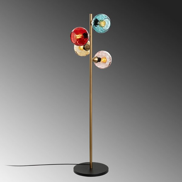 Opviq Floor Lamp Multicolor Gold Benek - 15 - 14546