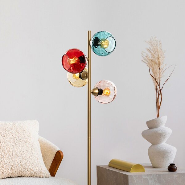 Opviq Floor Lamp Multicolor Gold Benek - 15 - 14546