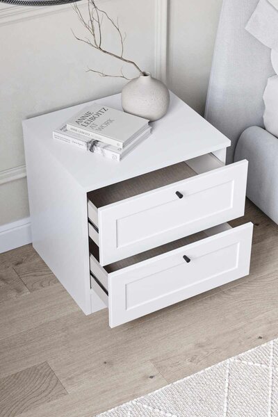 Hanah Home Éjjeliszekrény White Terra - fehér