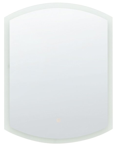 LED fürdőszobai tükör BEZIERS 60 cm 78 cm Ezüst