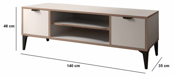 Hanah Home TV állvány White Arden - fehér