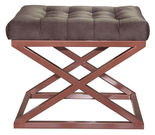 Atelier Del Sofa Puff Copper Brown Capraz - Réz, Barna