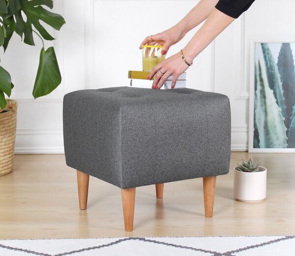 Atelier Del Sofa Tomp Puff - Szürke