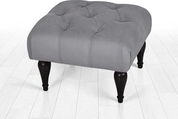 Atelier Del Sofa Puff Szürke Virágos - Szürke