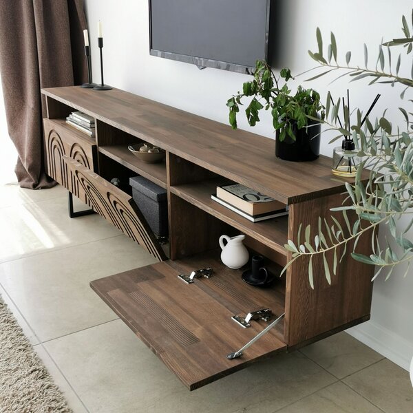 Hanah Home TV Unit Walnut Helen - Walnut