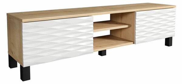 Hanah Home TV Stand Sapphire White Lukas - Sapphire, White