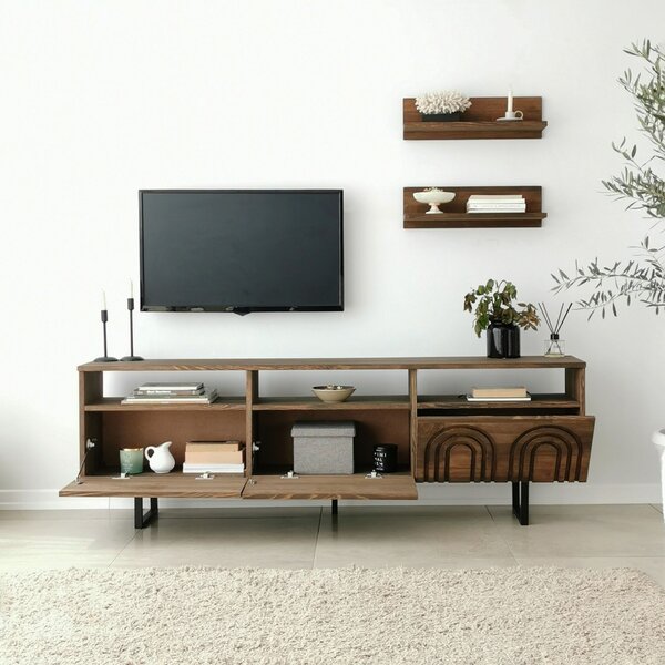 Hanah Home TV Unit Walnut Helen - Walnut