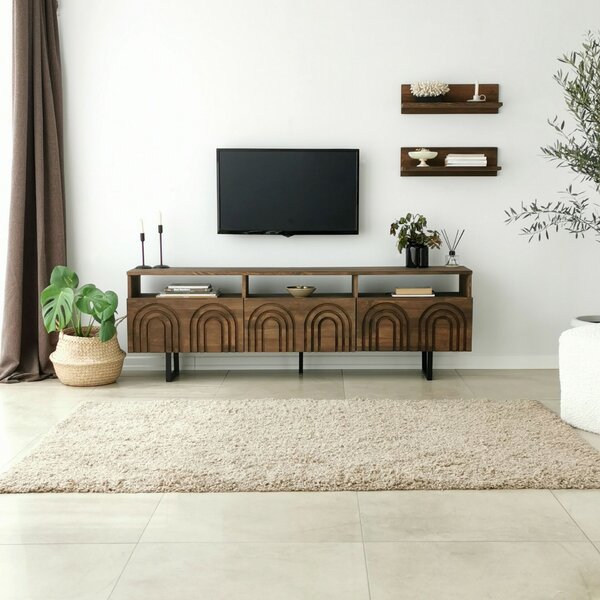 Hanah Home TV Unit Walnut Helen - Walnut