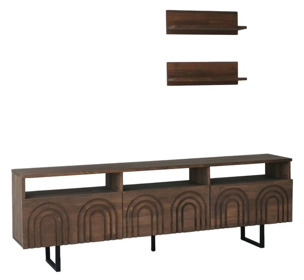 Hanah Home TV Unit Walnut Helen - Walnut