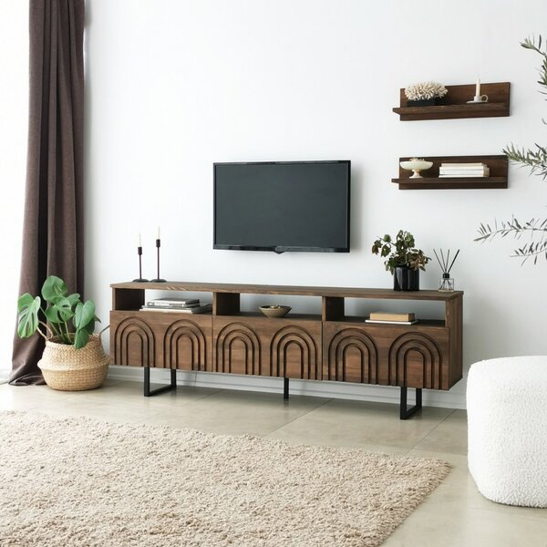 Hanah Home TV Unit Walnut Helen - Walnut