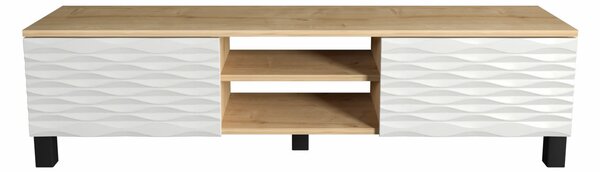 Hanah Home TV Stand Sapphire White Lukas - Sapphire, White