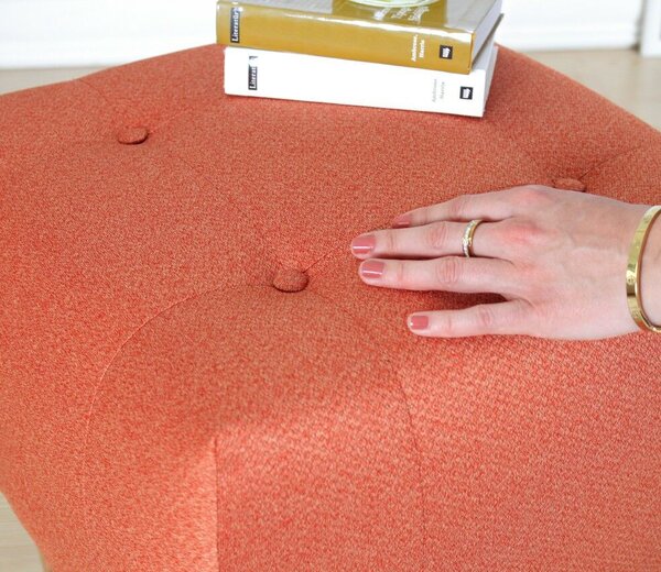 Atelier Del Sofa Puff Narancssárga Tomp - Narancssárga