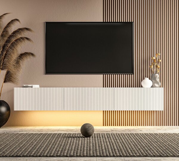 Hanah Home TV Stand White Ada - White