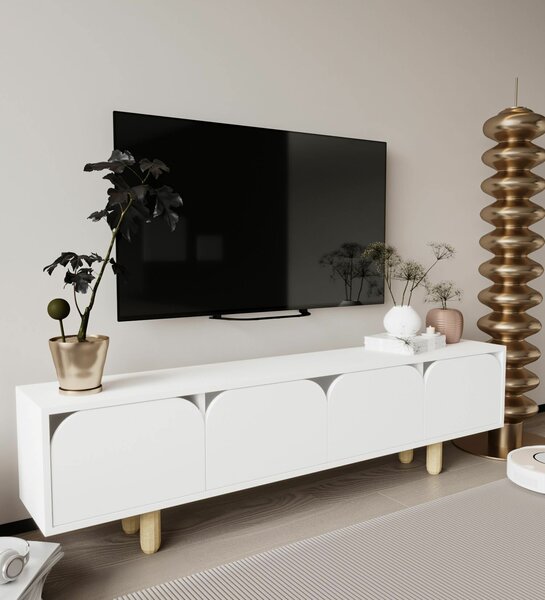 Hanah Home TV állvány Fehér Lazio - Fehér