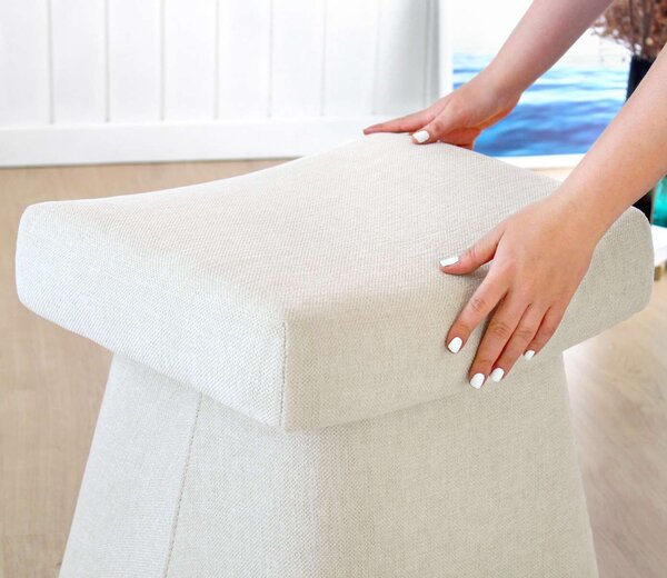 Atelier Del Sofa Puff Krém Gurrata - Krém