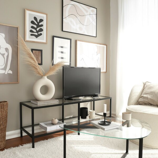 Hanah Home TV-állvány matt fekete Basic TV500 - fekete