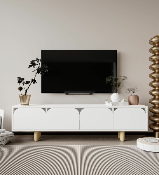 Hanah Home TV állvány Fehér Lazio - Fehér