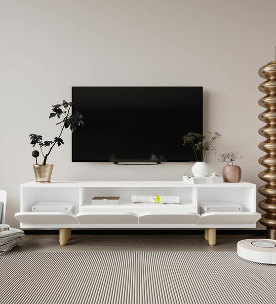 Hanah Home TV állvány Fehér Lazio - Fehér