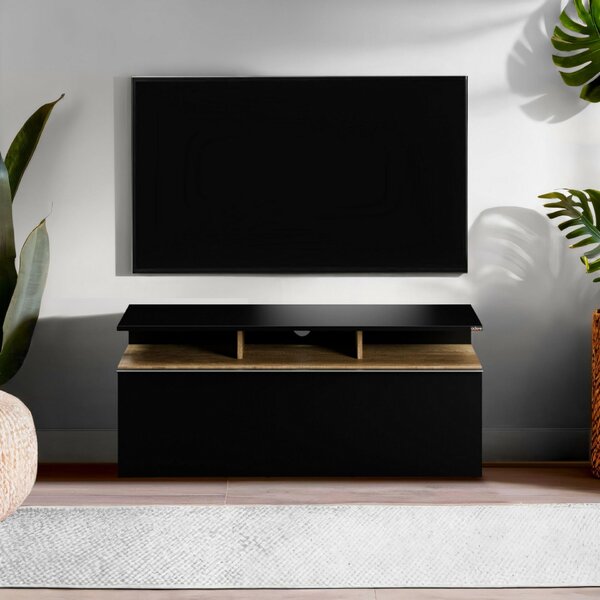 Hanah Home TV állvány Fekete dió Tvc-529-Te-1