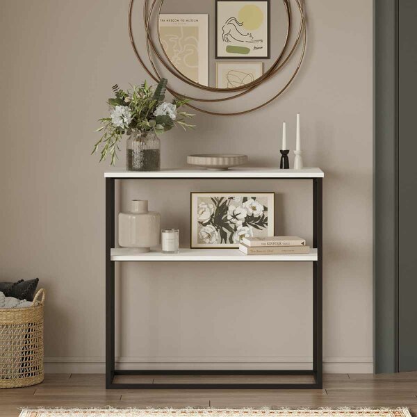 Hanah Home Console White Oslo - White