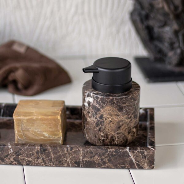 Barna márvány szappanadagoló 200 ml Marble – Mette Ditmer Denmark