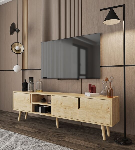 Hanah Home TV Stand Sapphire Oak Latina 180 - Sapphire Oak