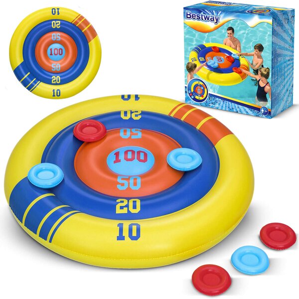 Felfújható medence játék Arcade Shield, frizbi 140 cm Bestway 52566 10838
