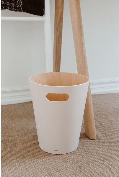 Bézs irodai szemetes 7,5 l Woodrow – Umbra