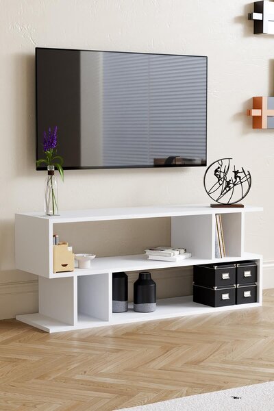 Hanah Home TV állvány Fehér Selya - Fehér