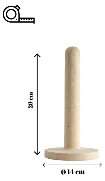 Aberto Design Paper Towel Holder Beige Etern - Beige