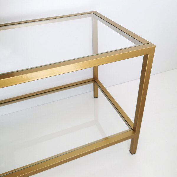 Hanah Home TV Stand Gold Basic Gold TV501