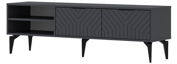 Hanah Home TV Stand Anthracite Regina - Anthracite