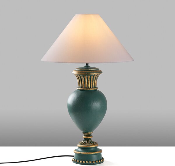 Opviq asztali lámpa, zöld-fehér, ELEGANZE-5325