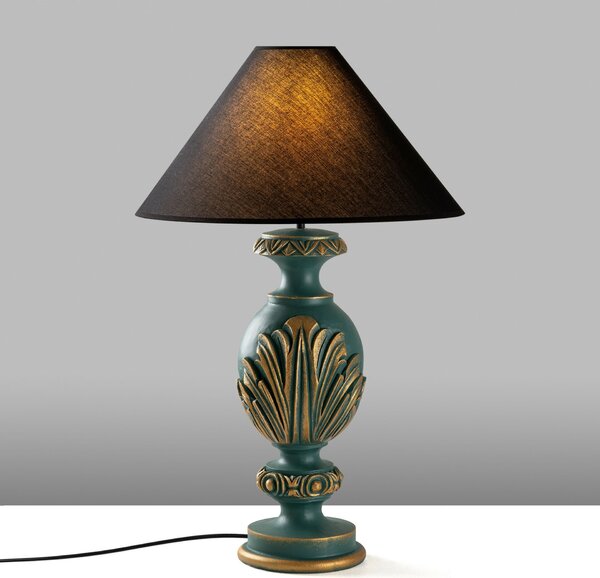 Opviq Asztali lámpa Zöld-fekete ELEGANZE-5311
