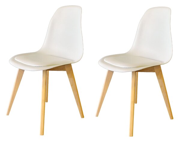 Hanah Home szék garnitúra (2 darab) fehér tölgy SND3015-2BYZ