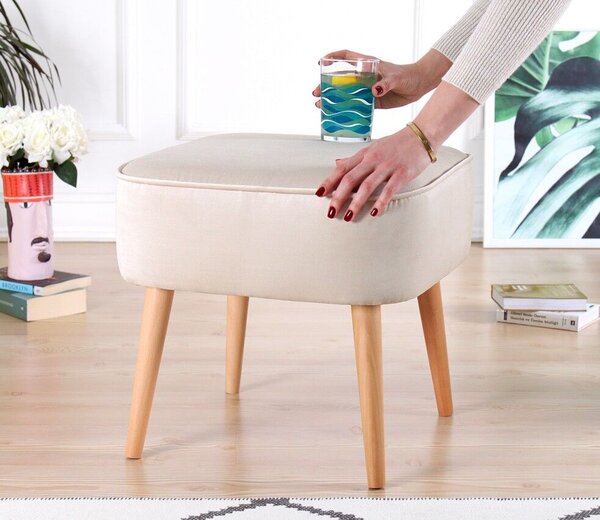 Atelier Del Sofa Puff Moouv 7083 - Krémszínű