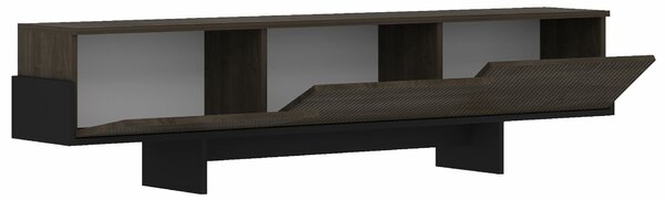 Hanah Home TV állvány dió, fekete Hege - dió, fekete