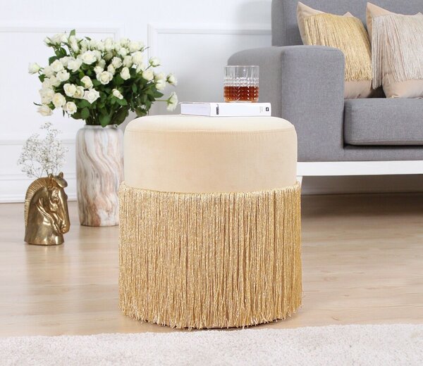 Atelier Del Sofa Gold Merkur puff - arany