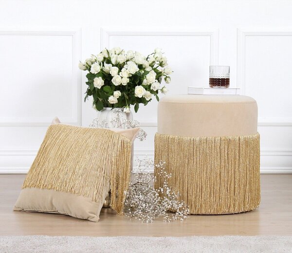 Atelier Del Sofa Gold Merkur puff - arany