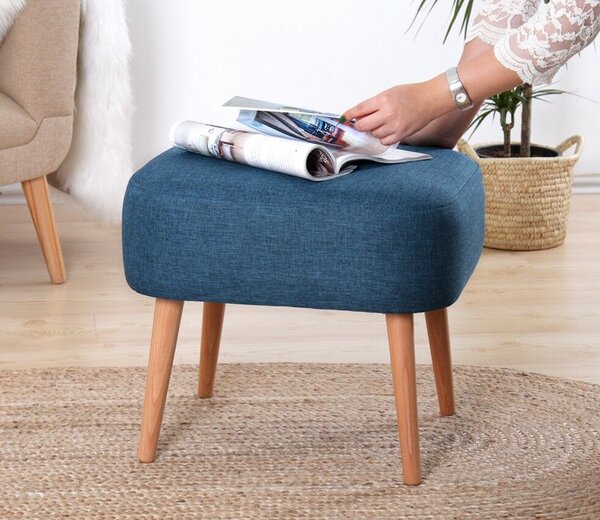 Atelier Del Sofa Puff Kék papagáj - Kék