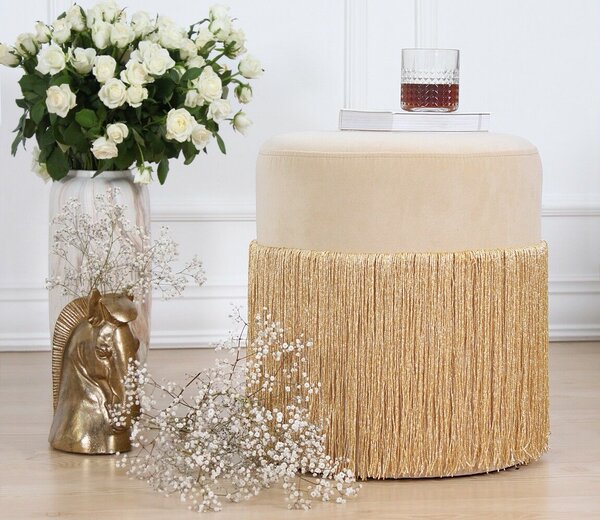 Atelier Del Sofa Gold Merkur puff - arany
