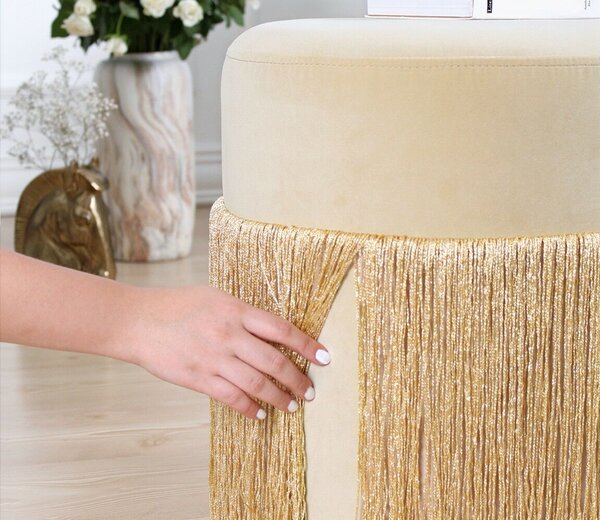 Atelier Del Sofa Gold Merkur puff - arany